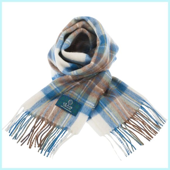 Scarf Scottish Lambswool CLAN HISTORY & MOTTO INCLUDED GUARANTEED 100% NWT - Picture 4 of 5